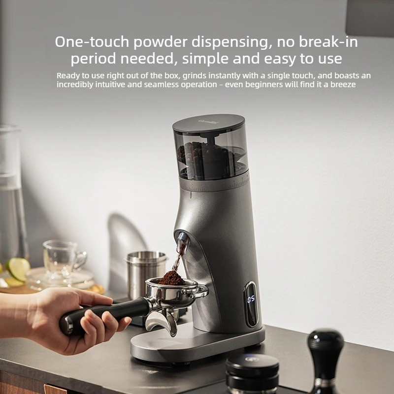 Coffee Grinder Burr Flat - เจมไล 9010C 220V 150W เครื่องบดกาแฟไฟฟ้าแบบใช้มือสไตล์อิตาลีเครื่องบดกาแฟ 60
