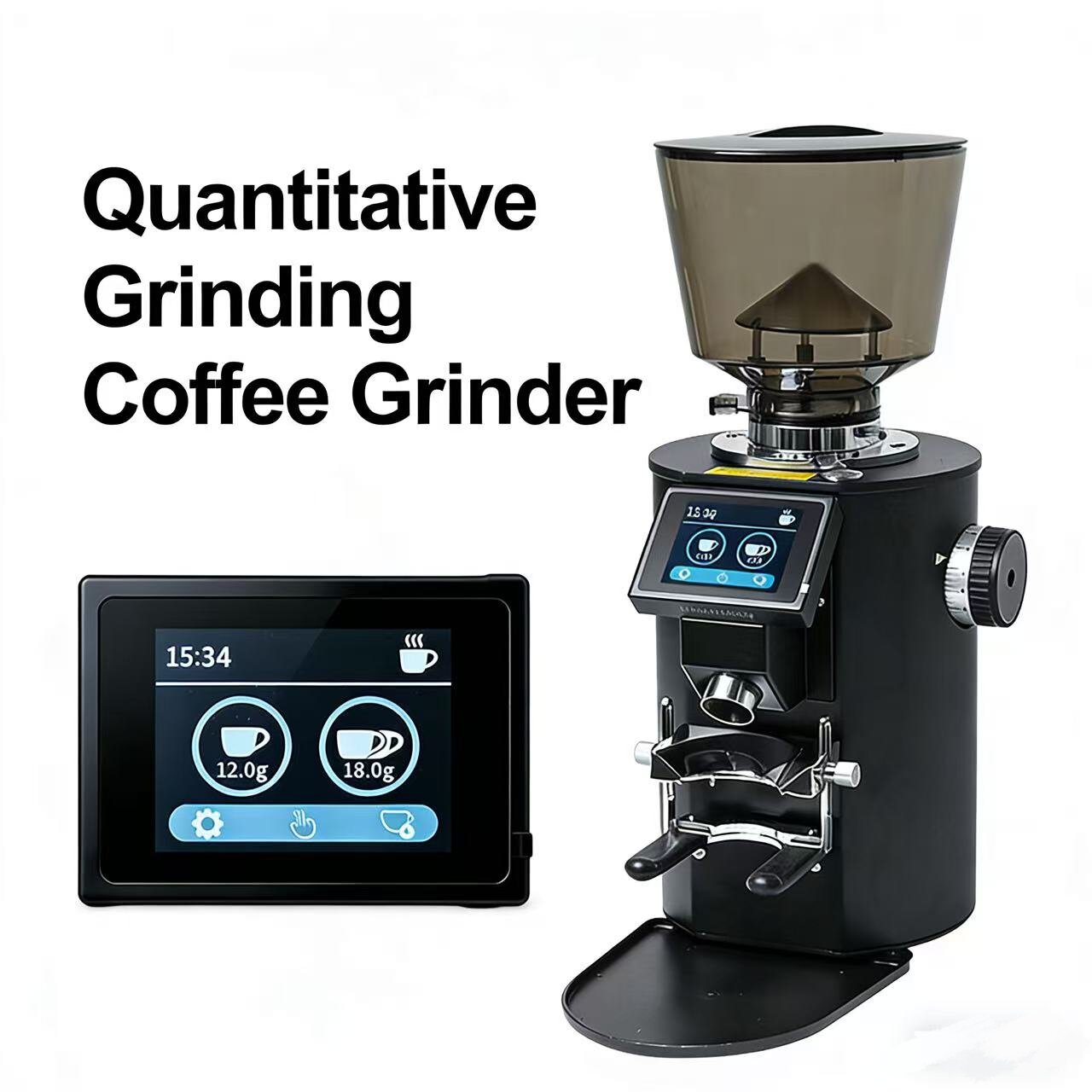 เครื่องบดกาแฟมืออาชีพแบบใช้ในเ - Coffee Grinder Burr Flat บทวิจารณ์และราคา