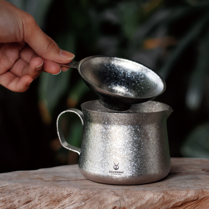ไทเทเนียมกาแฟกาน้ําชากาต้มน้ํา - Coffee Equipment For Camping บทวิจารณ์และราคา