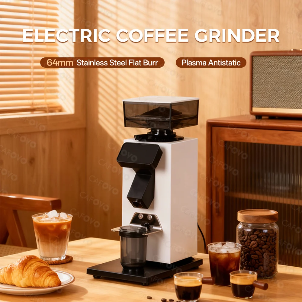 เครื่องบดกาแฟ CAFOVO G964F แบบ - Coffee Grinder Burr Flat บทวิจารณ์และราคา