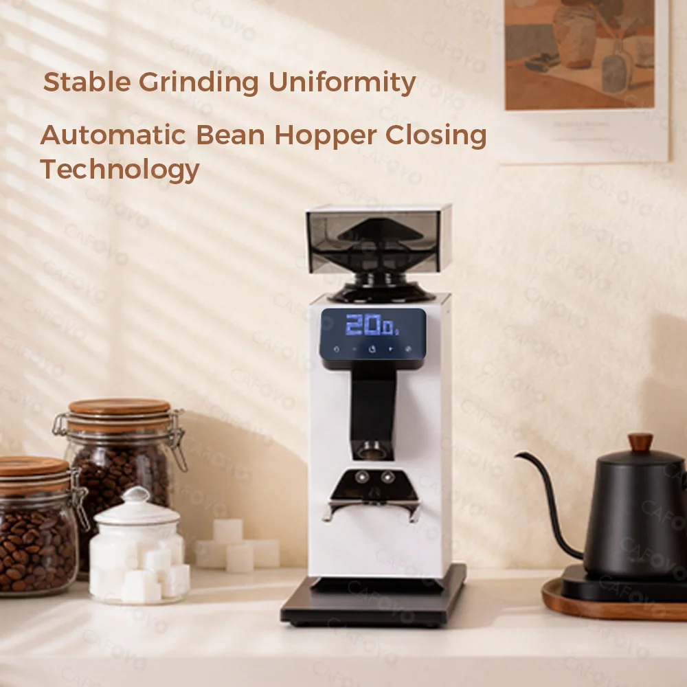 เครื่องบดกาแฟ CAFOVO G964F แบบ - Coffee Grinder Burr Flat บทวิจารณ์และราคา
